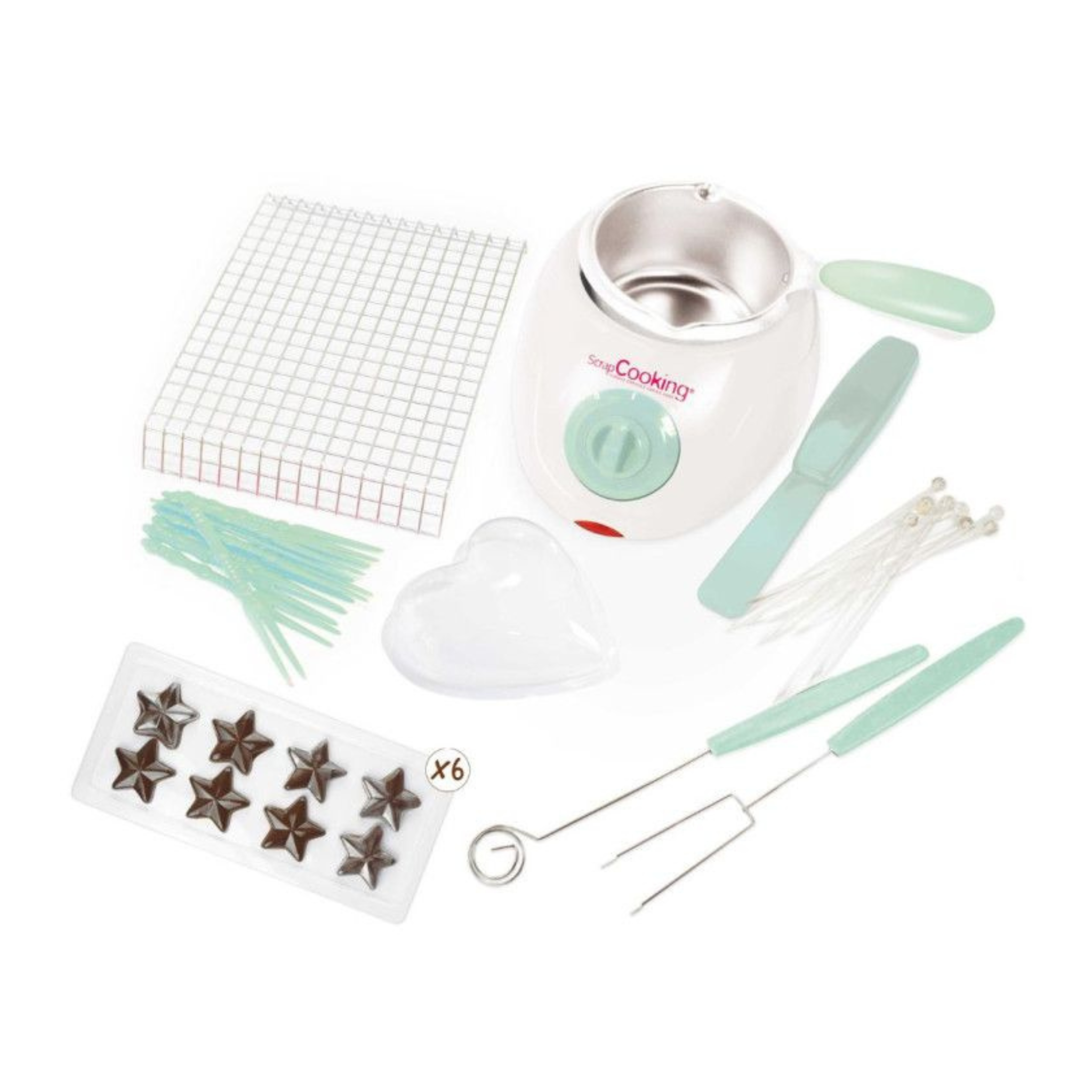 Scrapcooking - Atelier chocolat - Appareil Fondue Chocolat 33 èlements