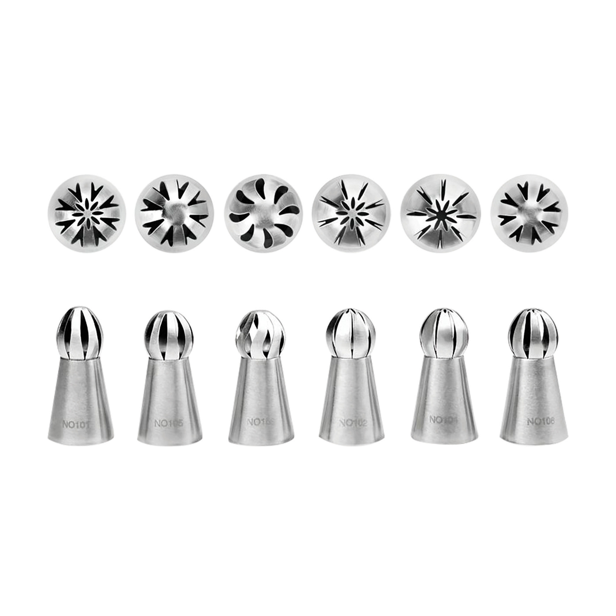 Mallard Ferrière - 6 Douilles inox spéciales Chantilly Ø25 mm