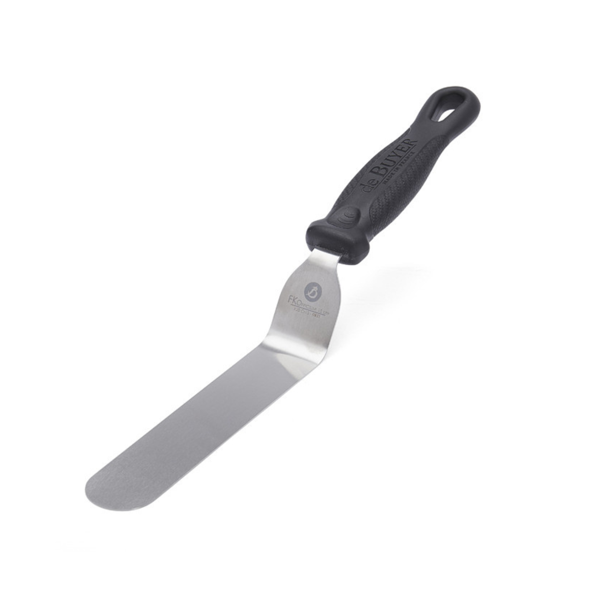 De Buyer - Spatule Pâtissière Coudée Inox 15 cm