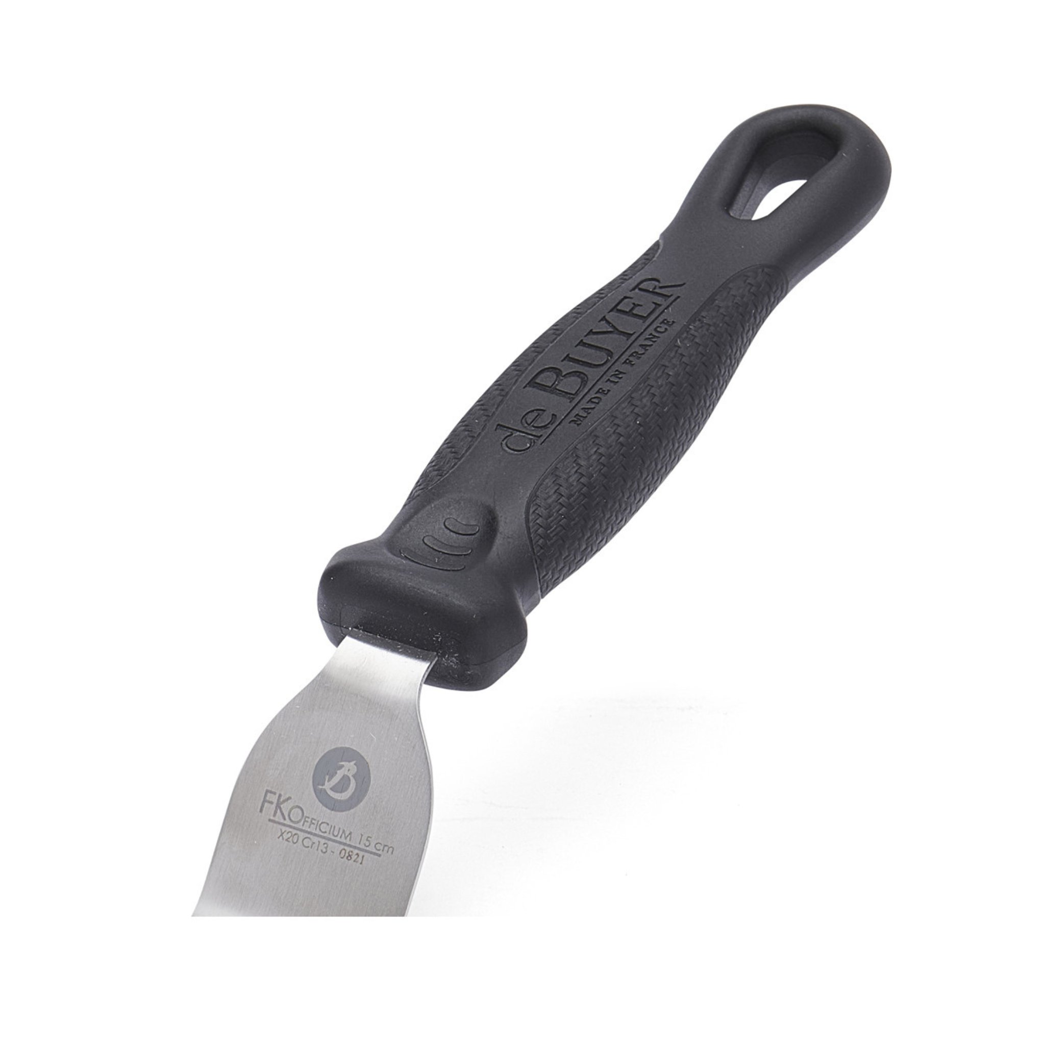 De Buyer - Spatule Pâtissière Coudée Inox 15 cm