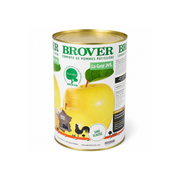 Brover - Compotes de pommes 24% La Gold Boite 4/4