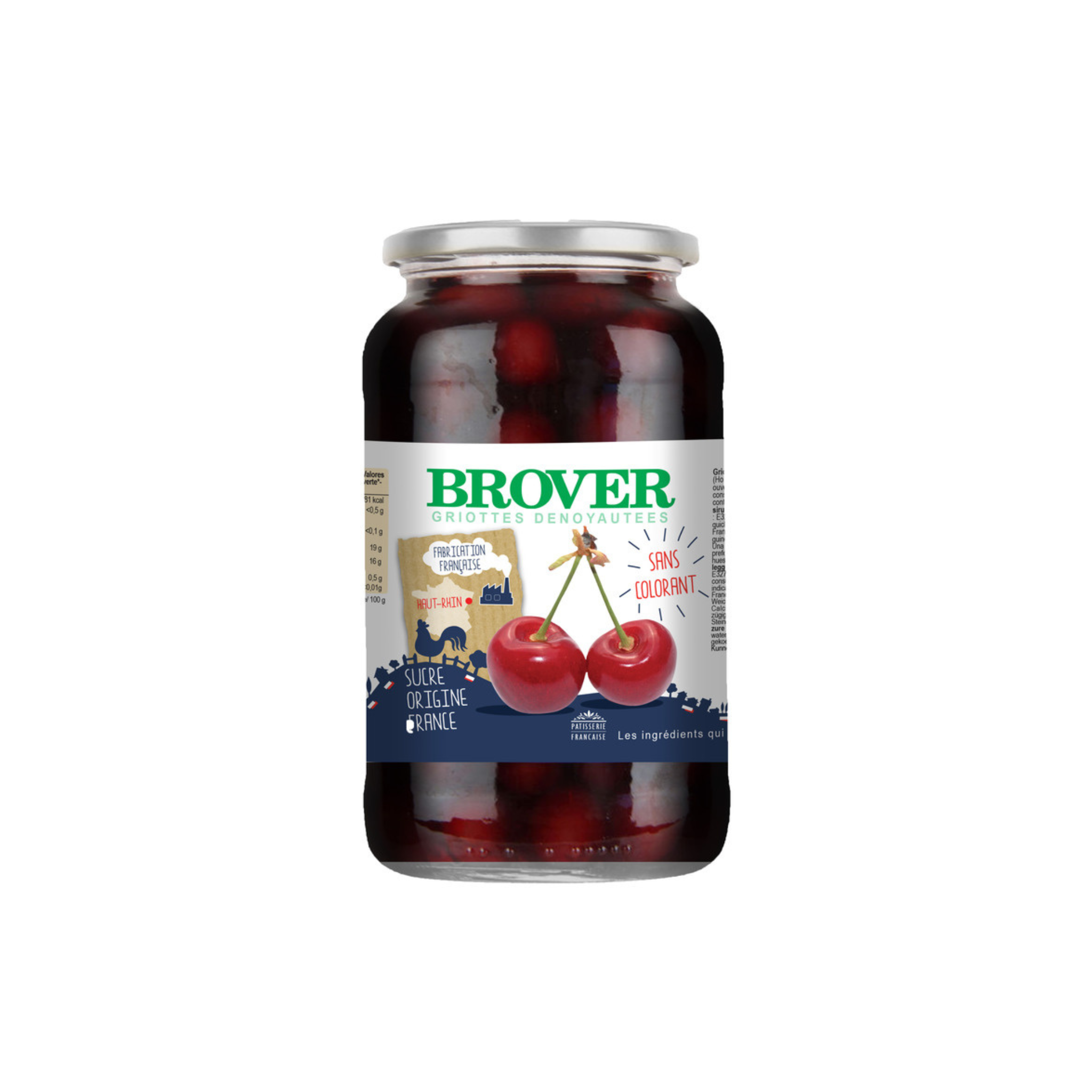Brover - Bocal Sirop griottes dénoyautées - 1 L