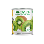 Brover Boite Tranches de Kiwis pelés au sirop 4/4