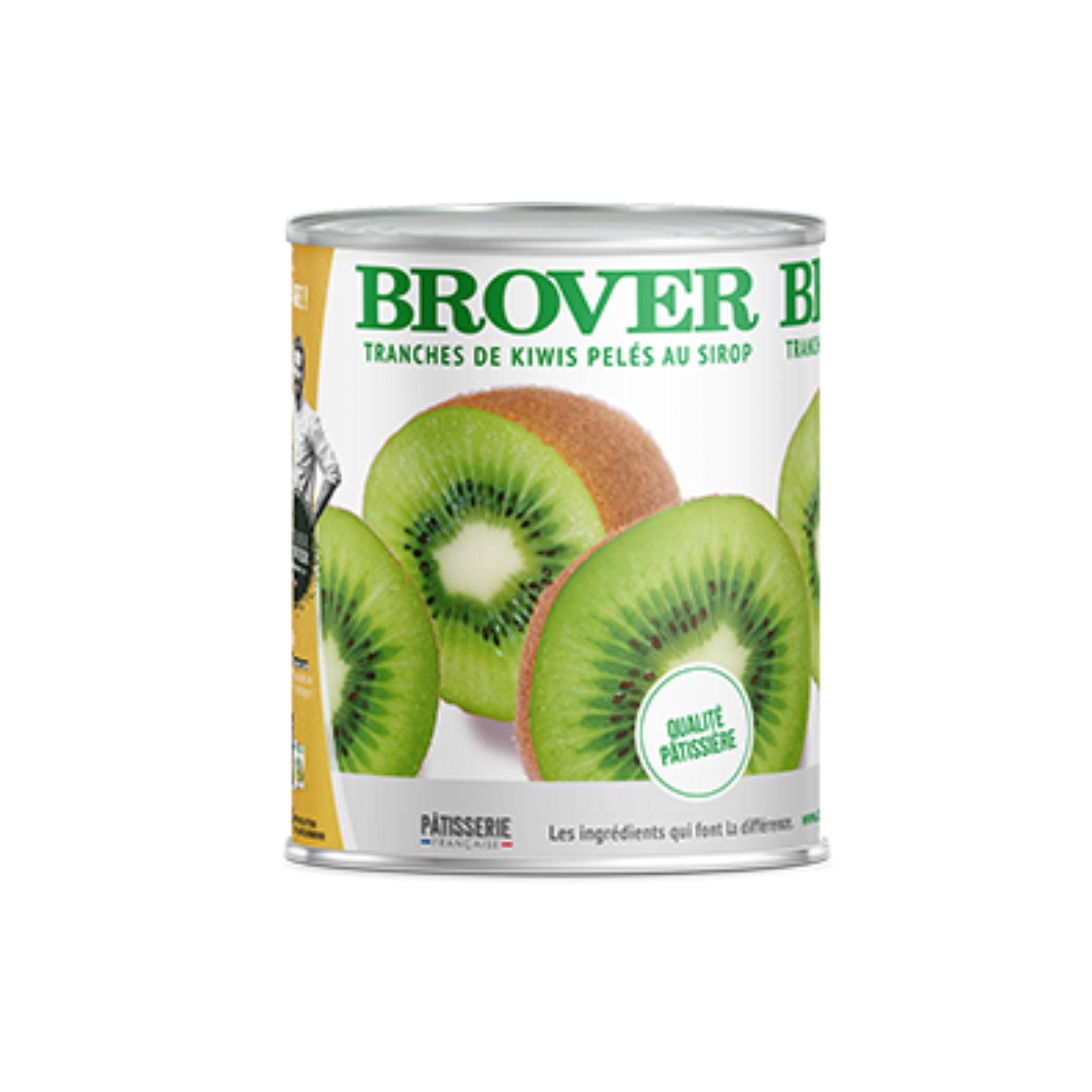 Brover Boite Tranches de Kiwis pelés au sirop 4/4