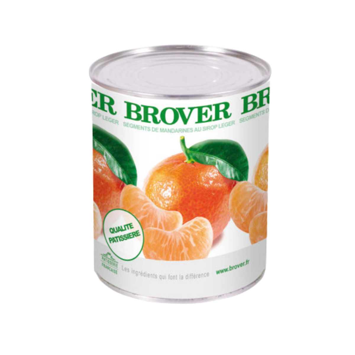 Segments de mandarines au sirop léger Brover
