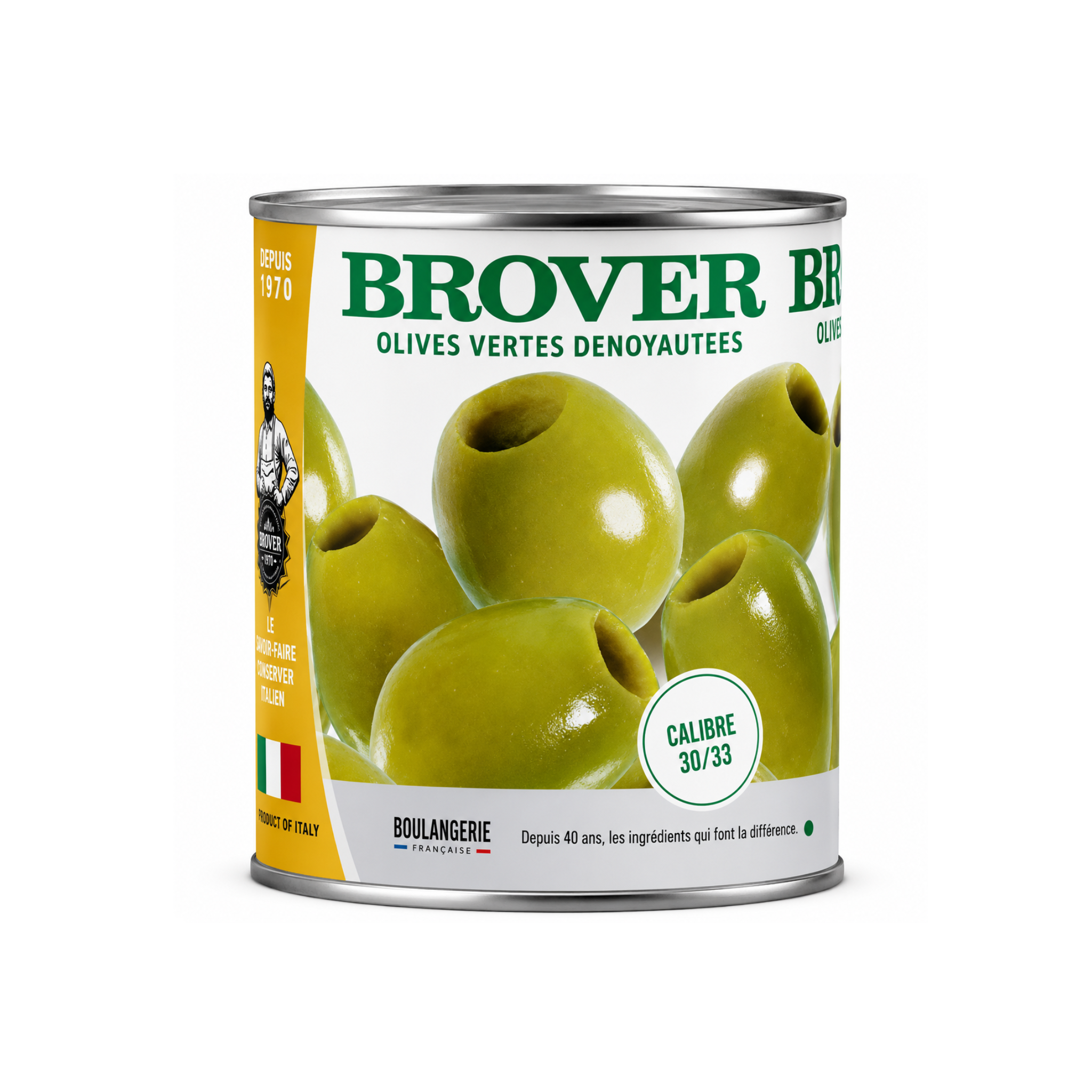 Brover - Boite Olives vertes dénoyautées 4/4