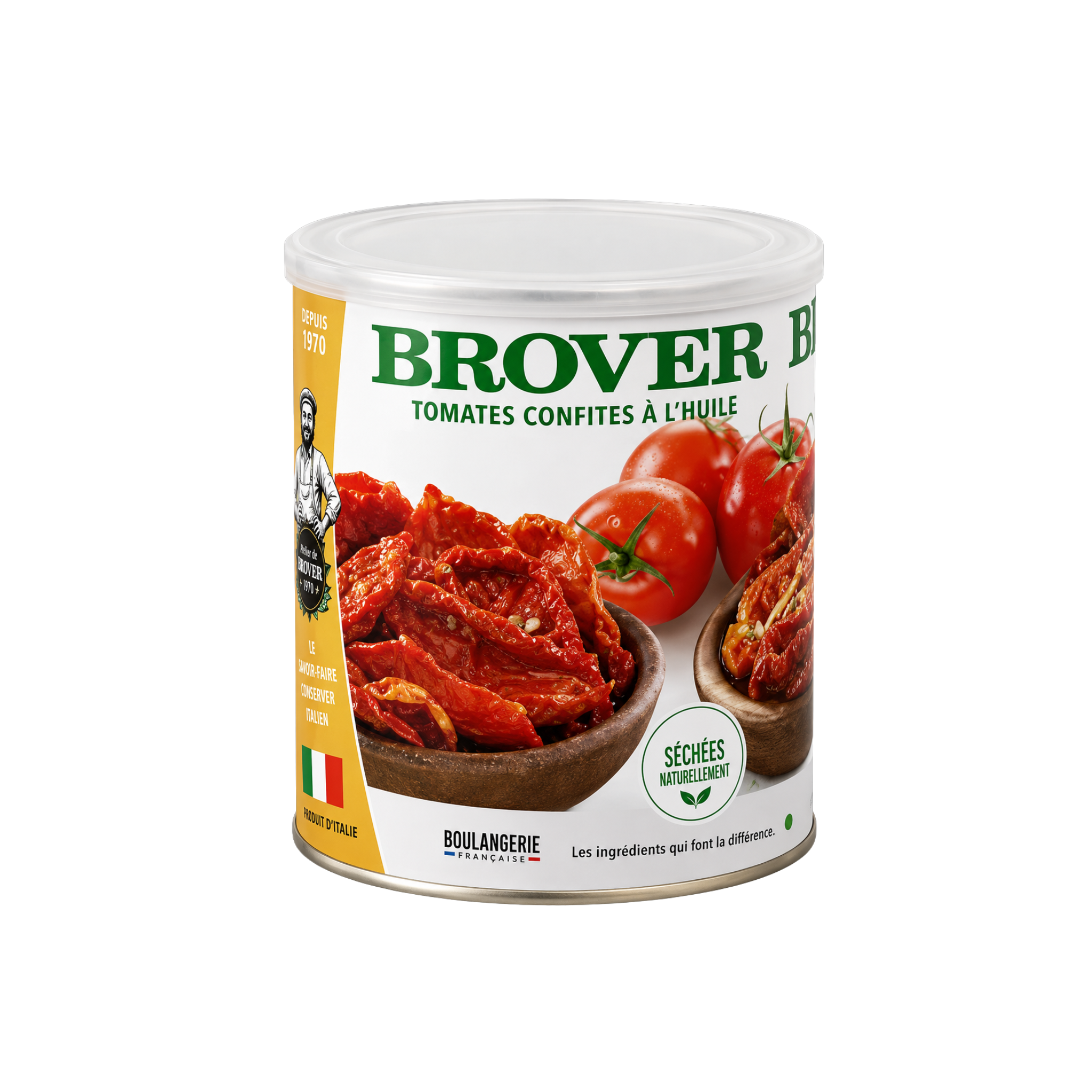 Brover - Boite Tomates confites à l'huile 4/4
