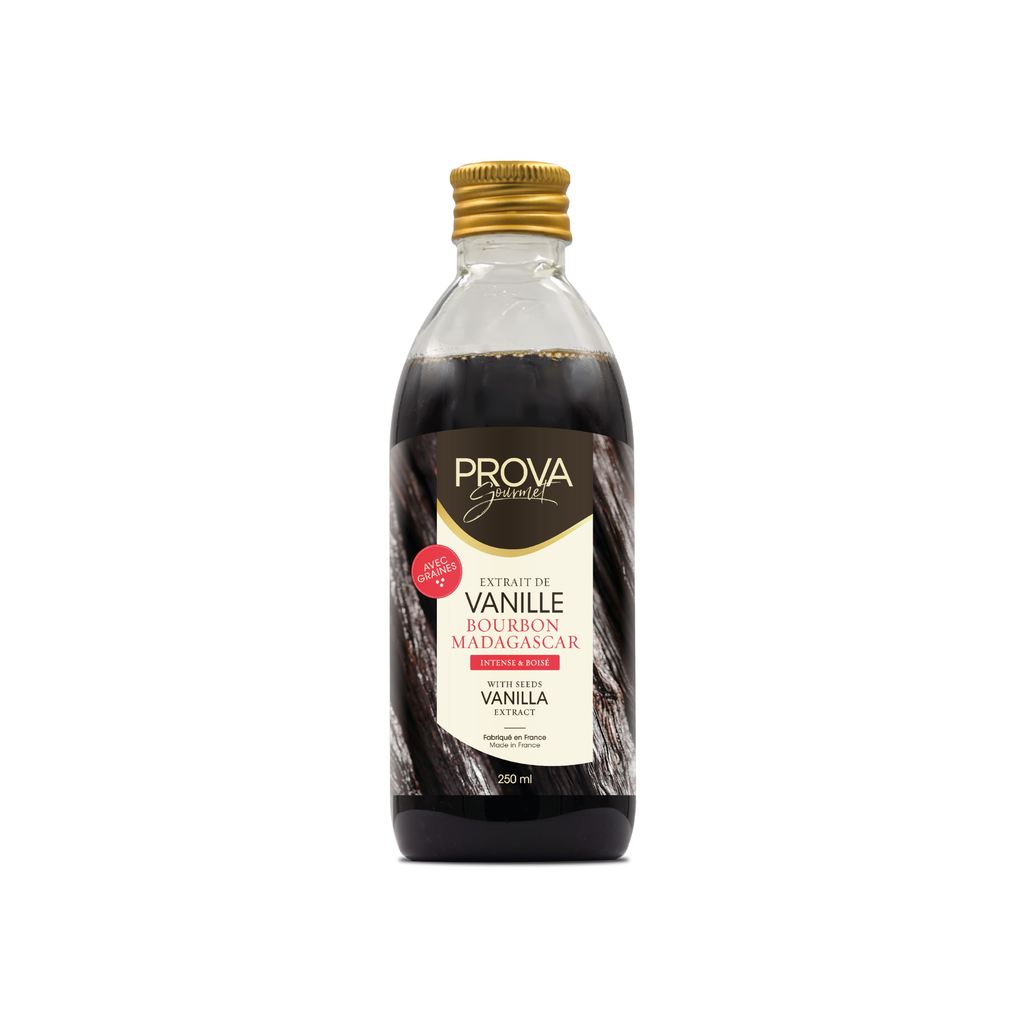 Prova - Extrait de Vanille Bourbon de Madagascar avec Graines