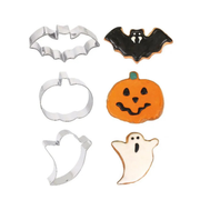 Patisdécor - Lot de 3 Emporte-pièces Halloween Inox