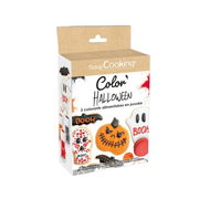 ScrapCooking - 3 Colorants Alimentaires en Poudre Halloween Noir, Orange et Rouge 3 x 5 g