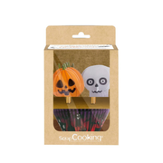 ScrapCooking - 24 Caissettes + 24 Cake Toppers Halloween