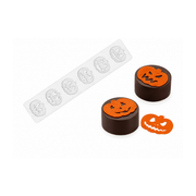 Silikomart - Tapis Décoratif Silicone 6 Citrouilles Halloween 60 x 50 mm