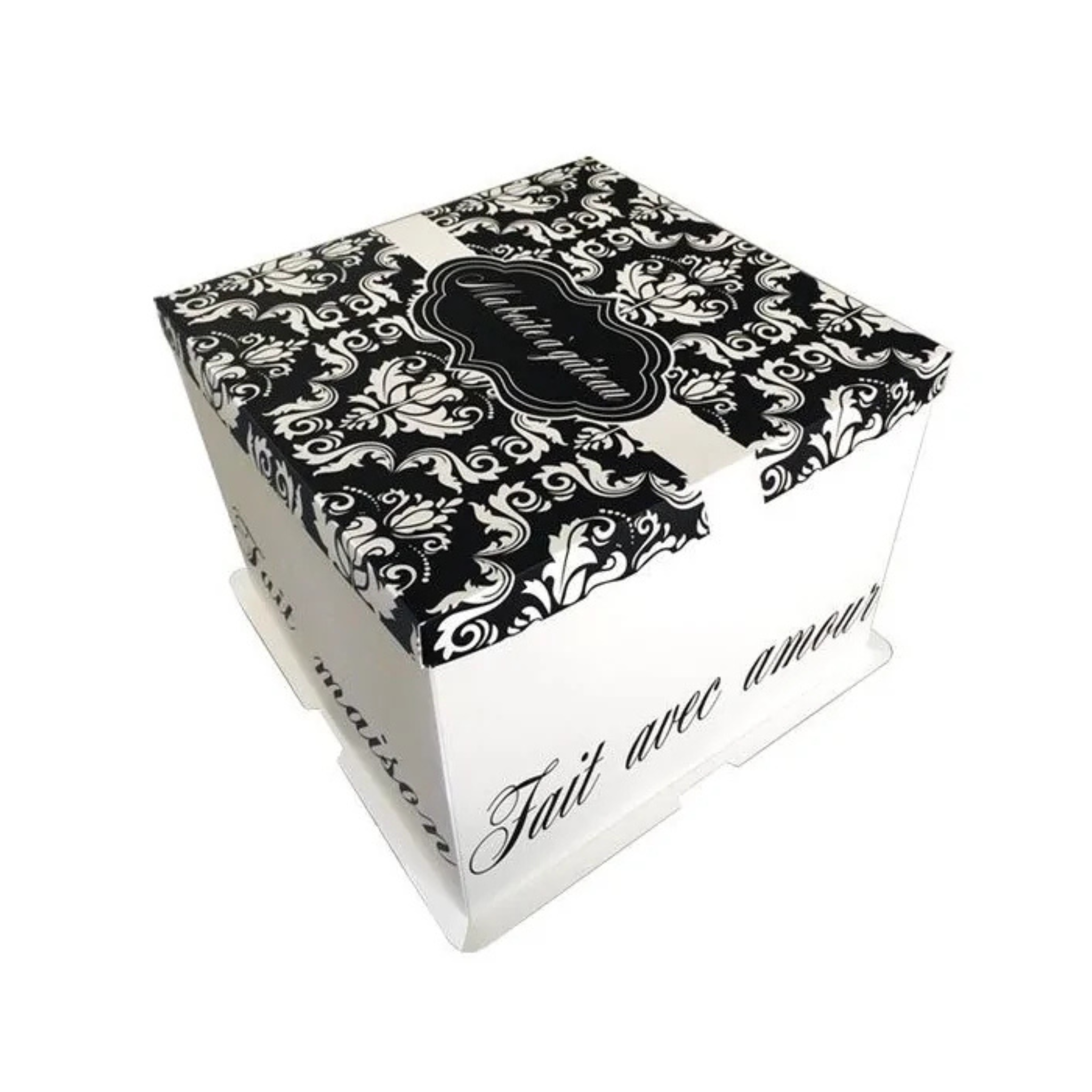 Patisdécor - Boîte à Gâteaux Carrée Motifs Arabesques