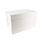 Patisdécor - Boîte à Gâteau Rectangulaire Blanche