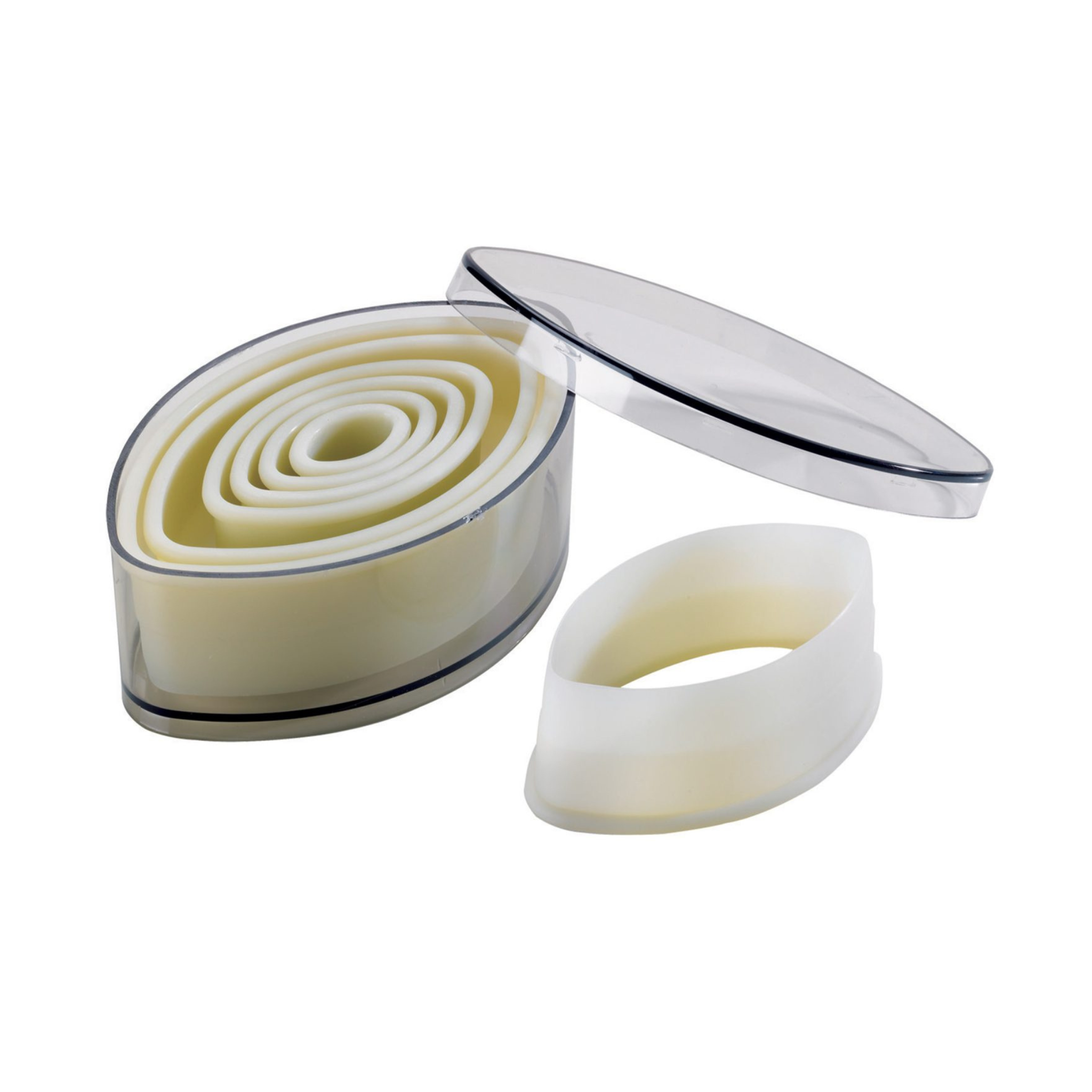 Mallard Ferrière - Boîte de 7 Découpoirs Ovales Unis Polyglass