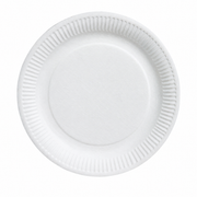 Mallard Ferrière - Assiette Ronde en Carton Blanc