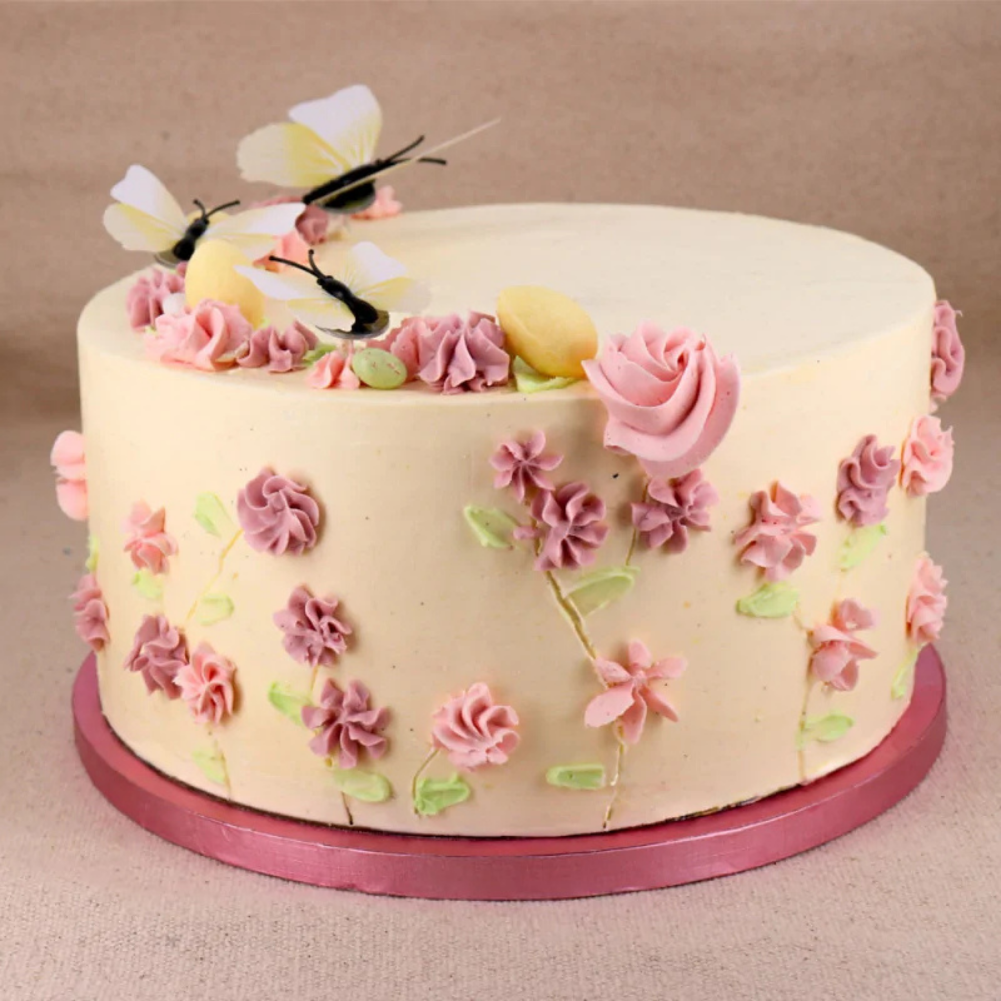 Patisdécor - Cake Drum Rond Rose