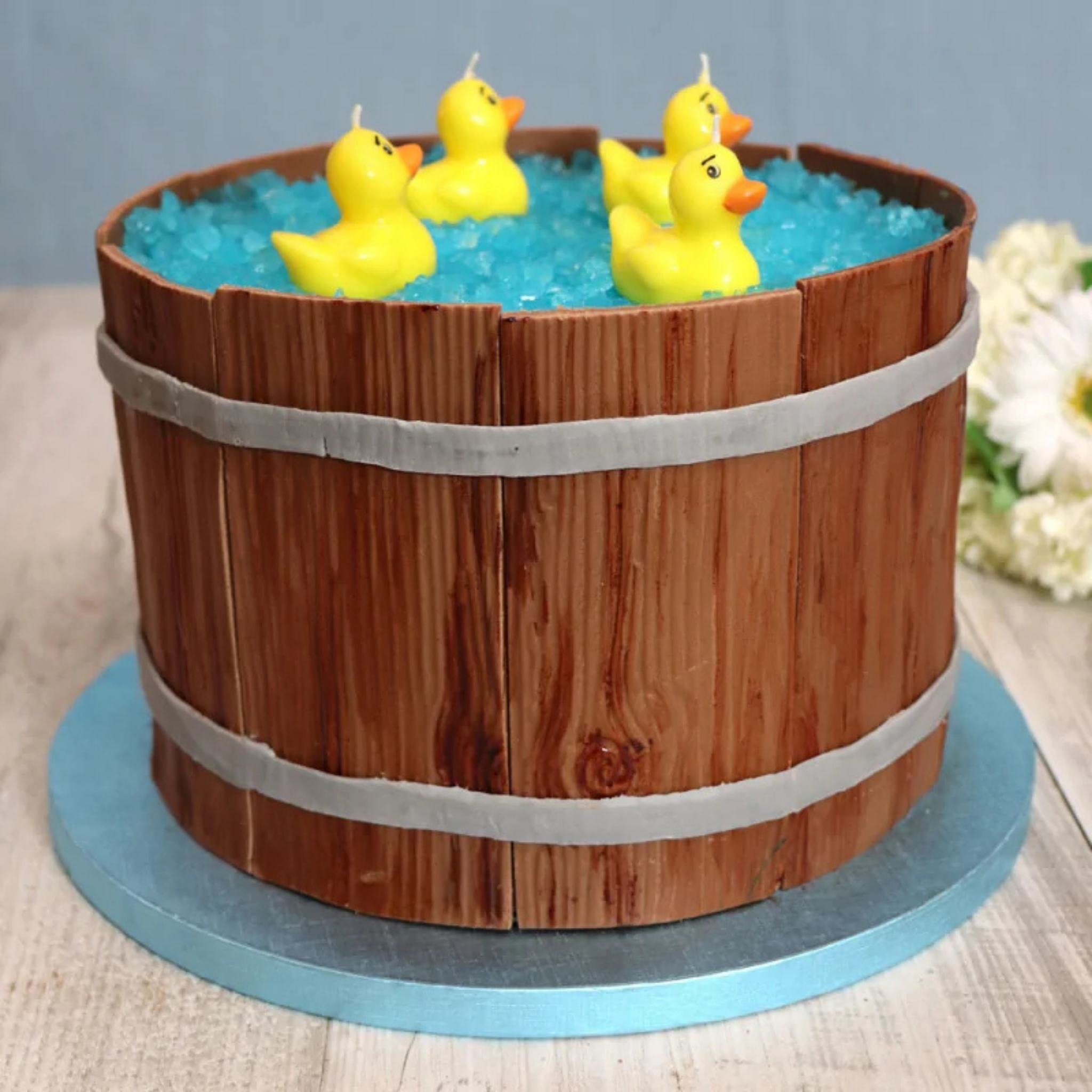 Patisdécor - Cake Drum Rond Bleu