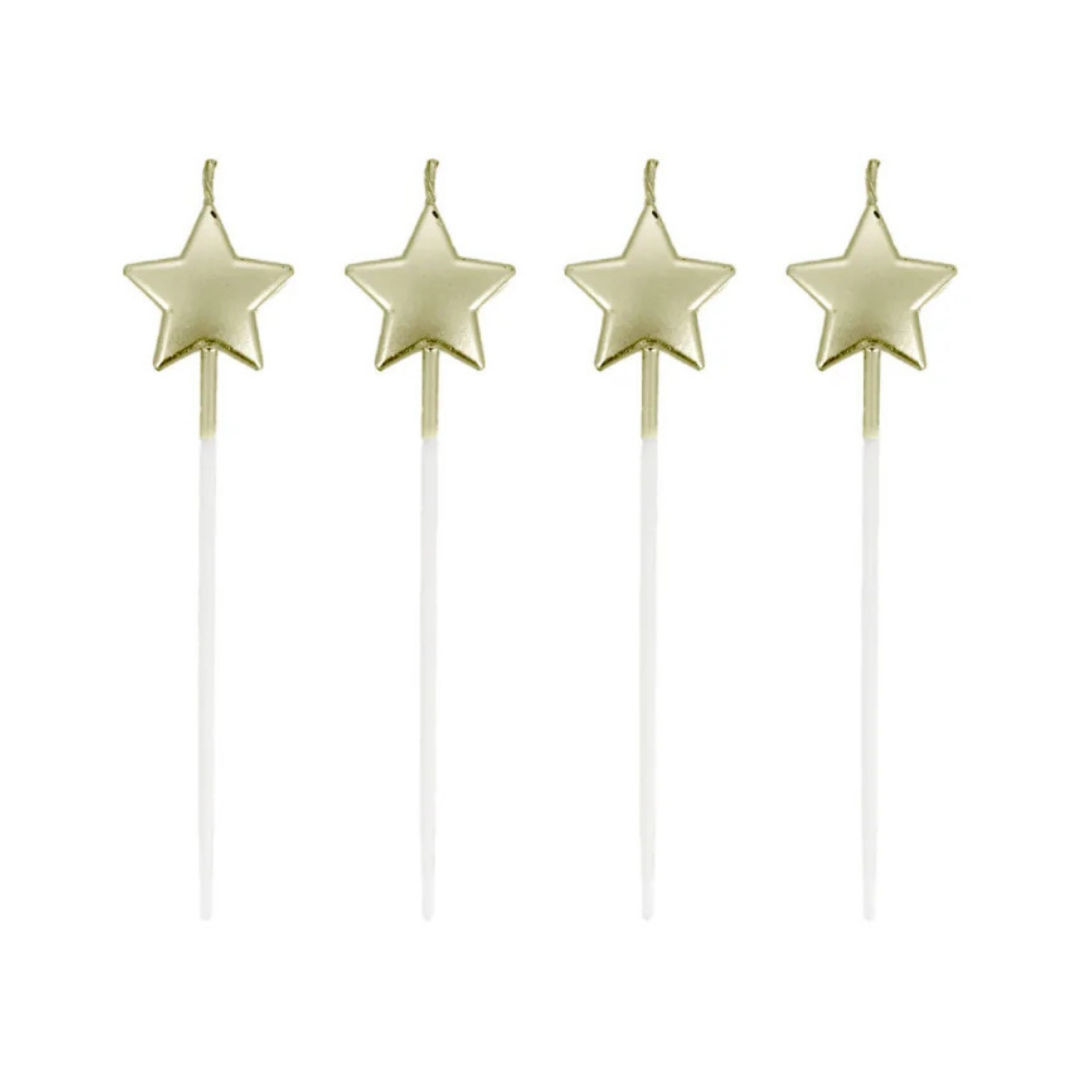 Patisdecor - 4 Bougies Étoiles à Piquer