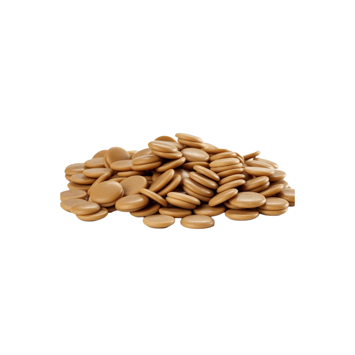Cacao Barry - Chocolat blanc Zéphyr Caramel 35 % pistoles 2,5 kg