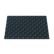 Tapis décor à motifs tressés pour bûches et entremets, surface tressée en relief