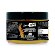 Colorant alimentaire métallisé en poudre or précieux – Déco Relief