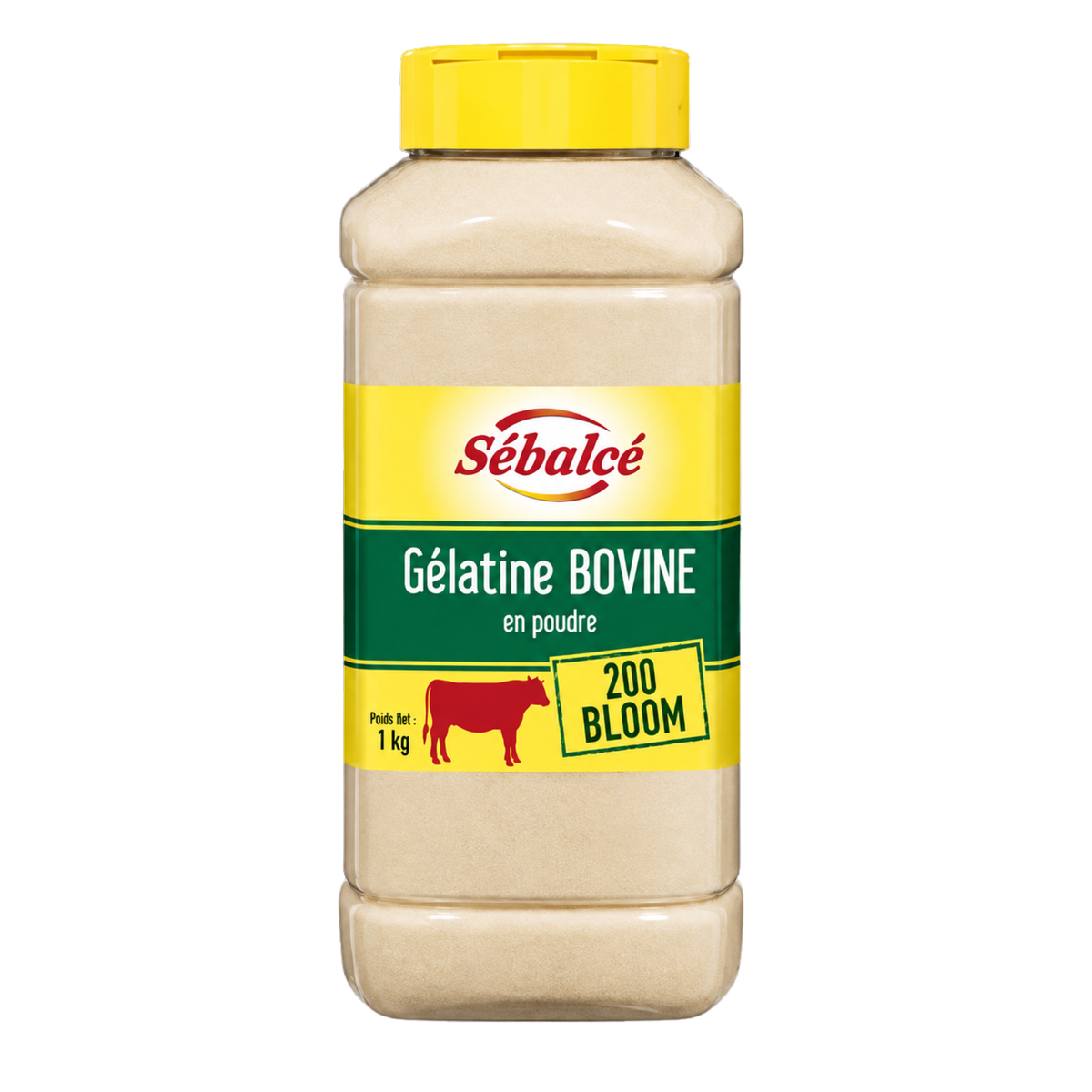 Gélatine bovine en poudre 200 Bloom 1kg