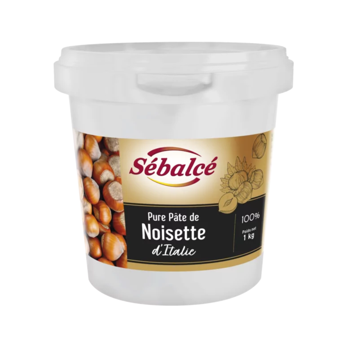 Sébalcé - Pure pâte de noisette d’Italie 1 kg