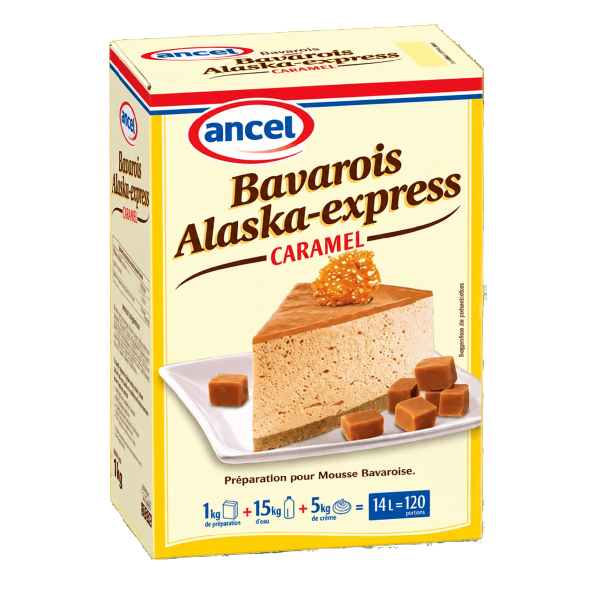 Ancel - Préparation Bavarois Alaska Express Caramel1 kg