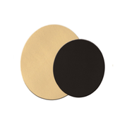 supports à pâtisserie rond noir et doré
