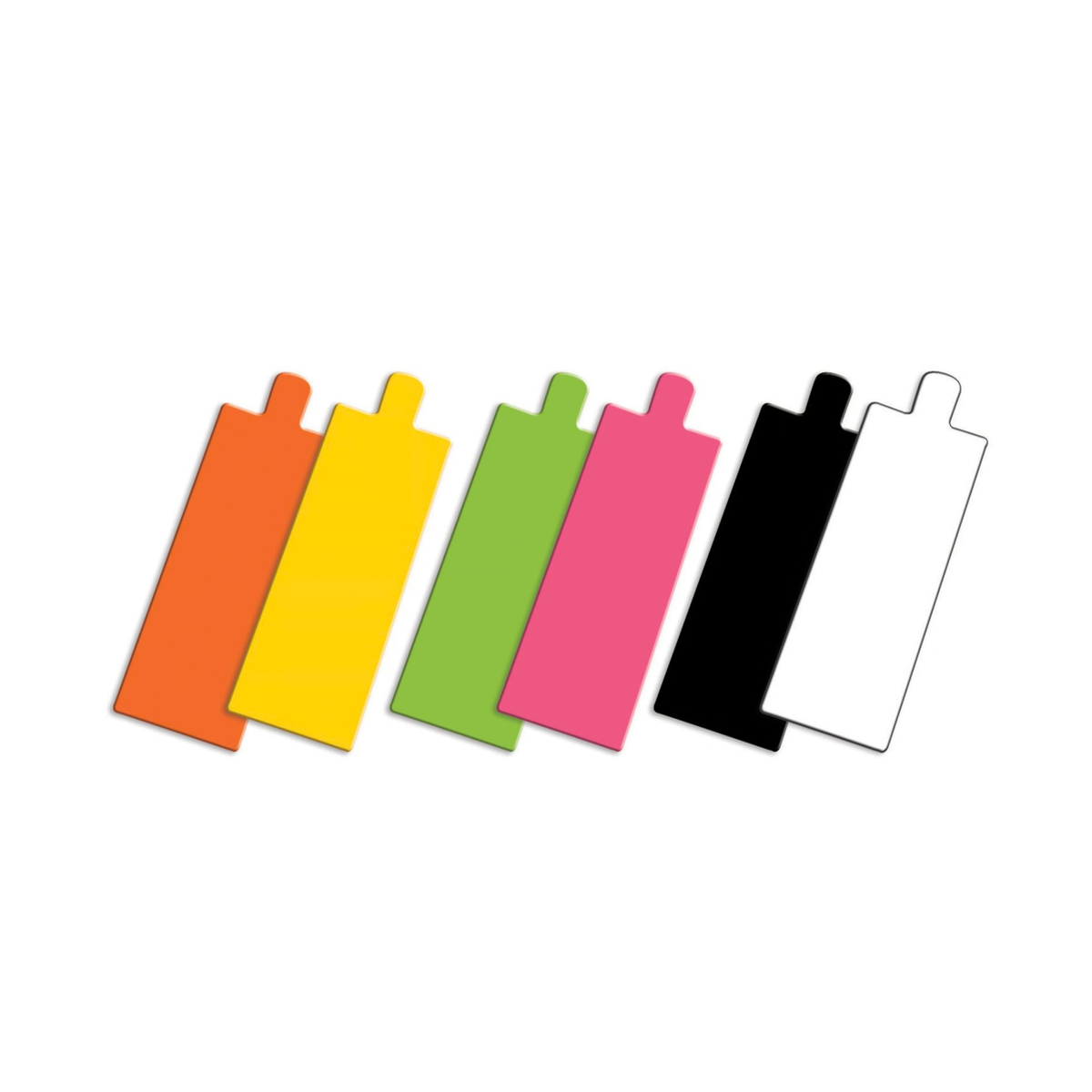 Mallard Ferrière - Languette rectangle carton double face 130 x 45 mm