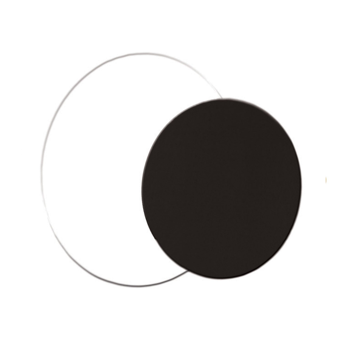 support à gâteau en carton noir et blanc