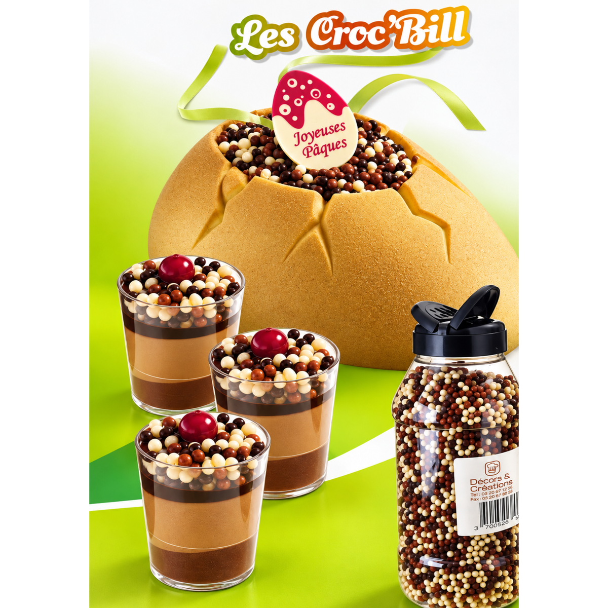 Décor et Création - Croc’ Bill 3 chocolats