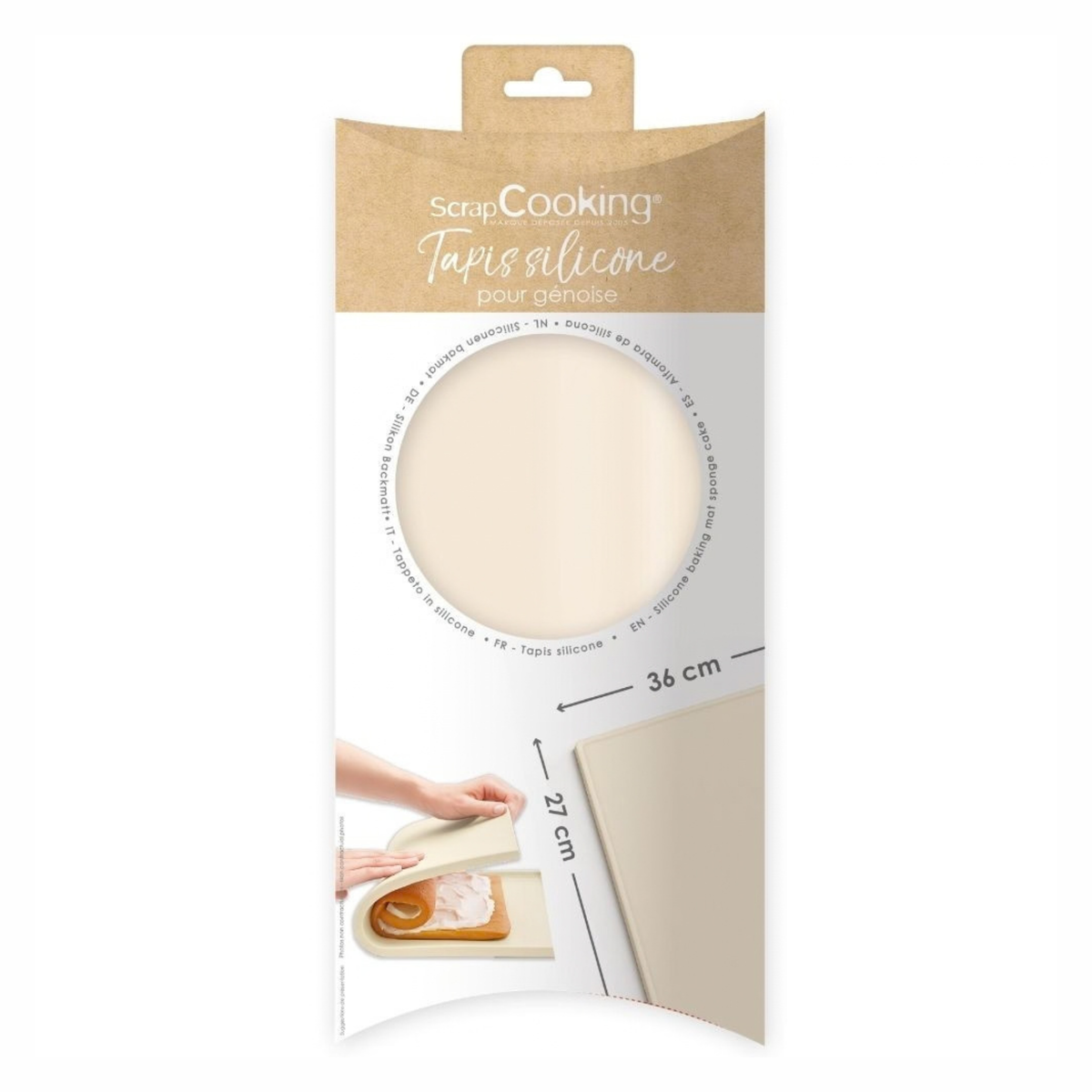 Tapis génoise en silicone  ScrapCooking 