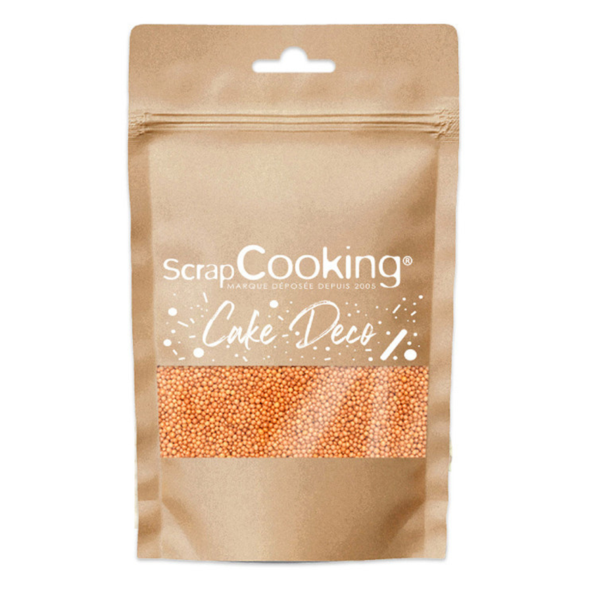 ScrapCooking – Décors sucrés mini-billes dorées cuivrées 80 g