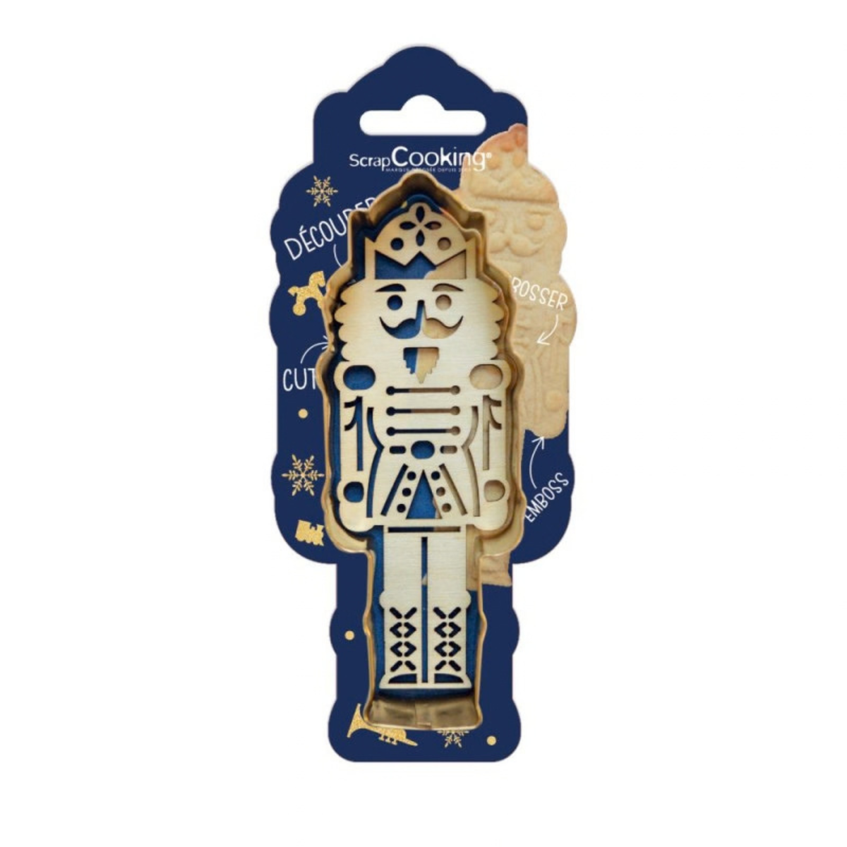 ScrapCooking – Emporte-pièce et embosseur bois Casse-Noisette