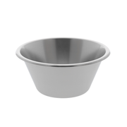 Mallard Ferrière – Bassine à bord roulé ouvert en acier inoxydable