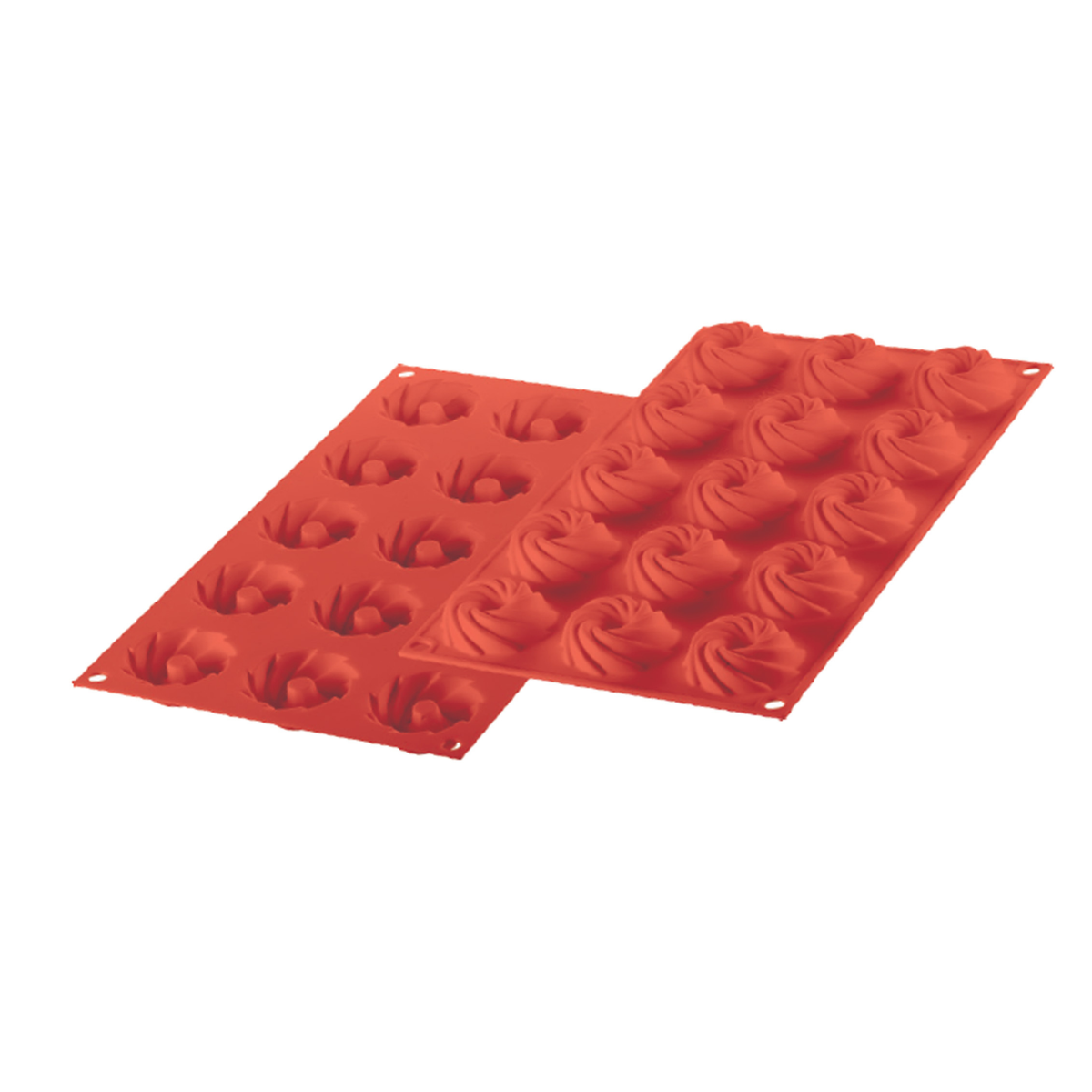 Moule 15 Swirl en silicone