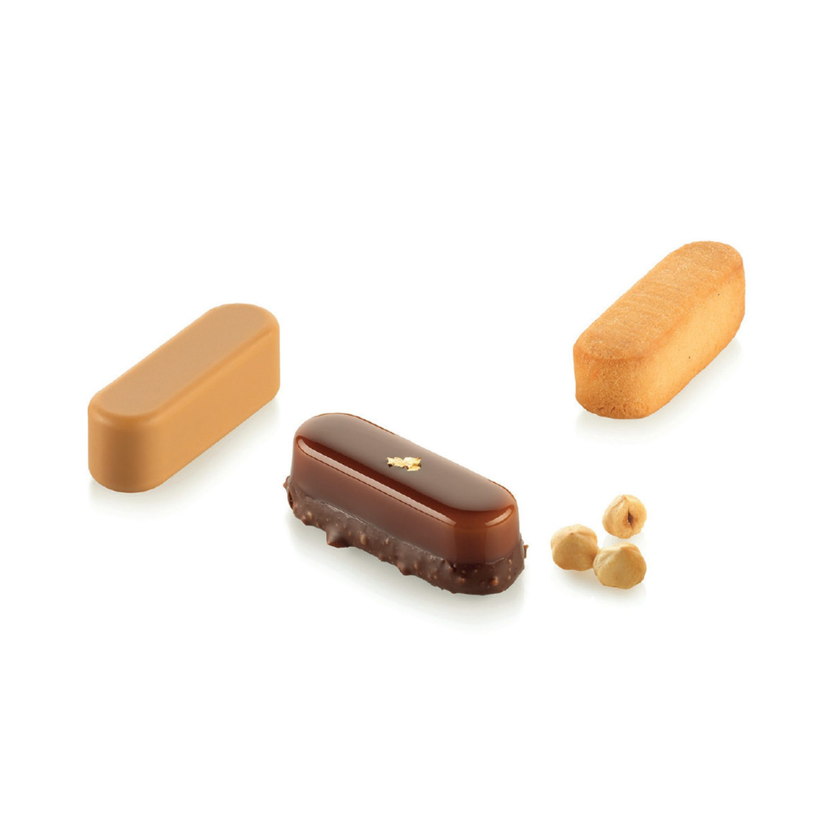 3 éclairs chocolats