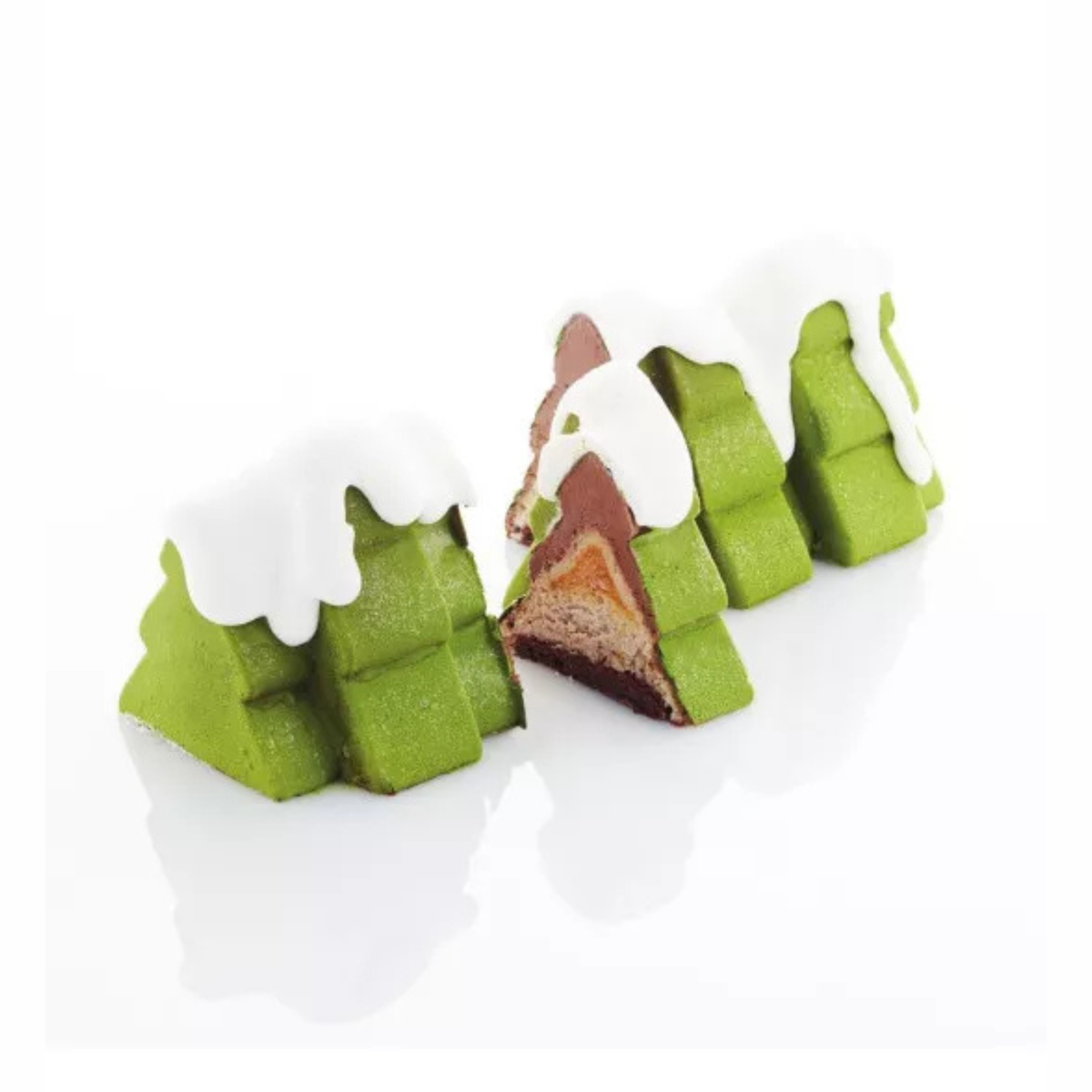 Moule silicone Bûche Noël Forêt  Pavocake 1 L Pavoni 