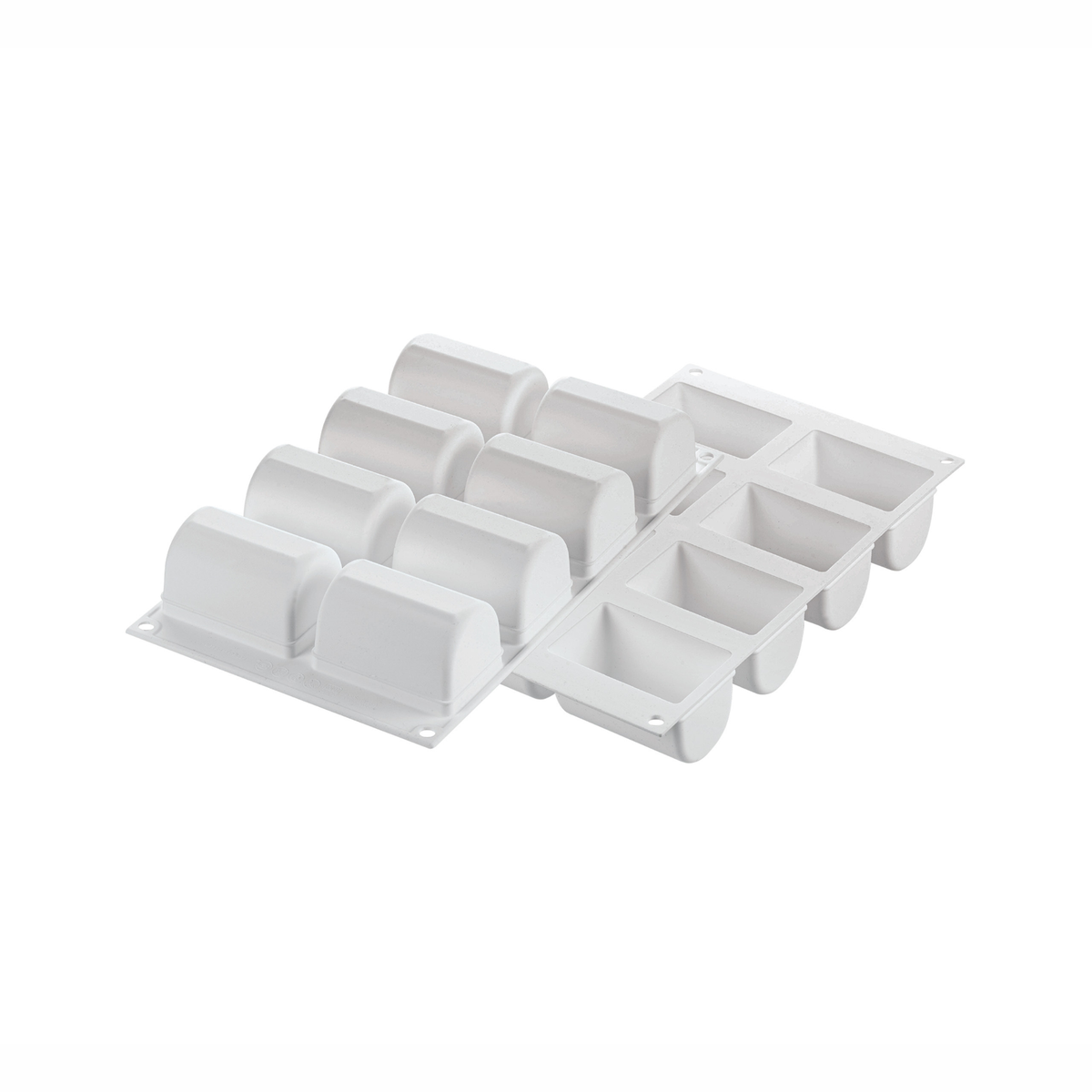 Moule silicone 8 Bûchettes Noël 140 ml Silikomart