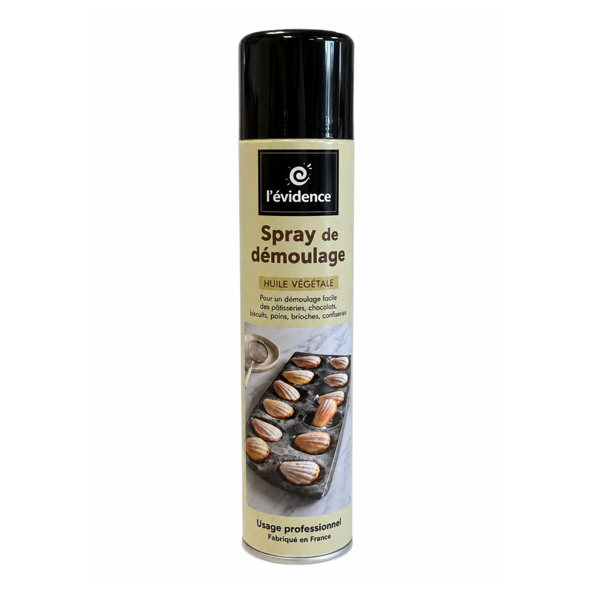 Spray de démoulage à l'huile végétale 600 ml L'Évidence 