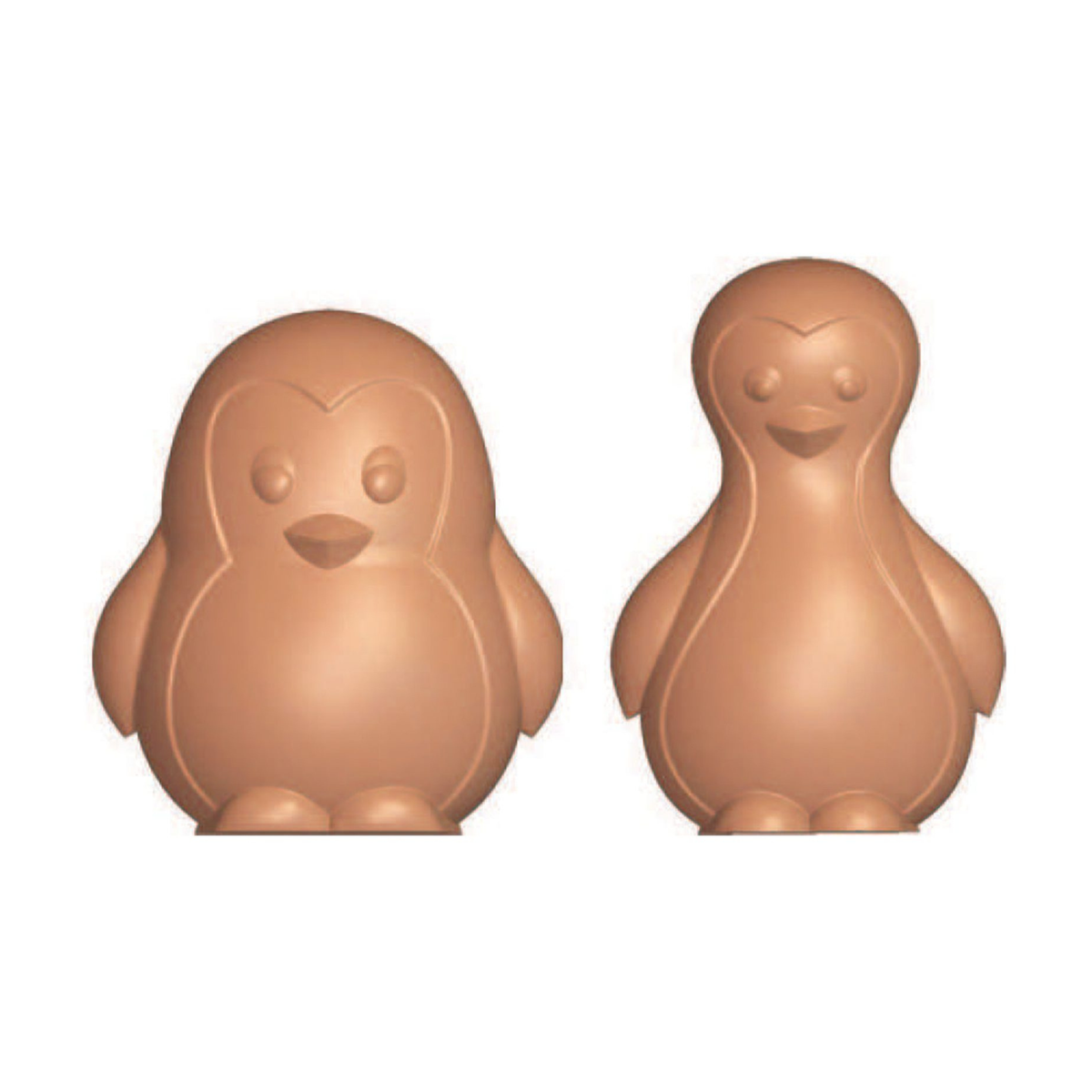 2 Pingouins en chocolat