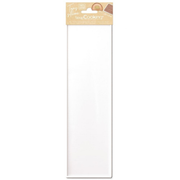 Tapis en silicone blanc ScrapCooking de 30 × 8 cm pour la réalisation de bûches de Noël, présenté dans son emballage.