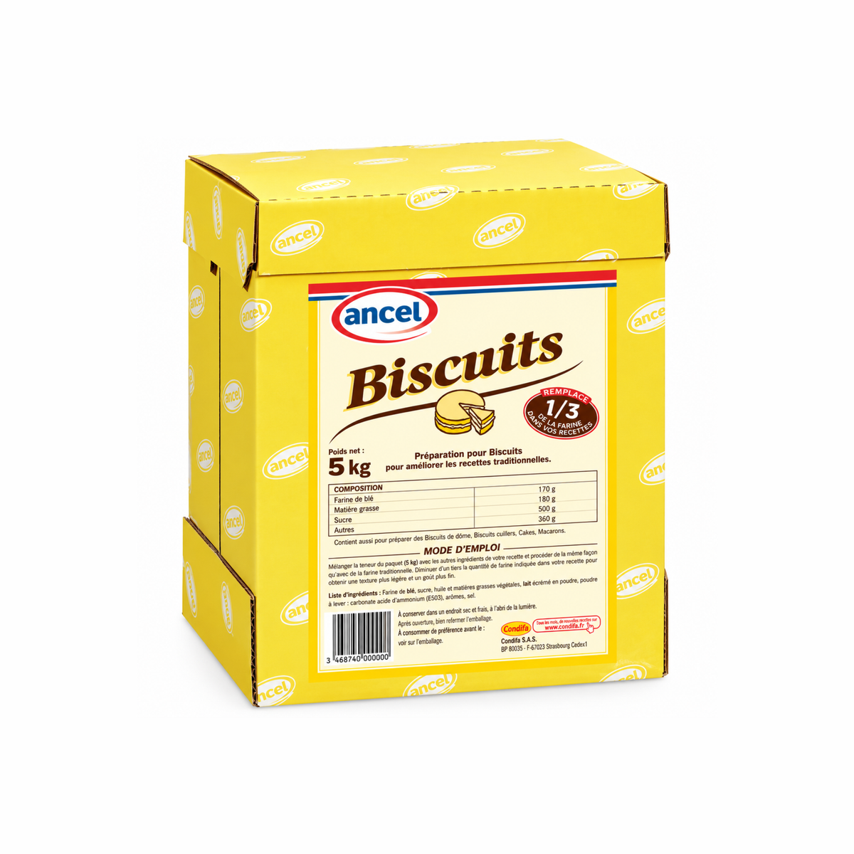 Ancel - Préparation pour Biscuits 5 kg