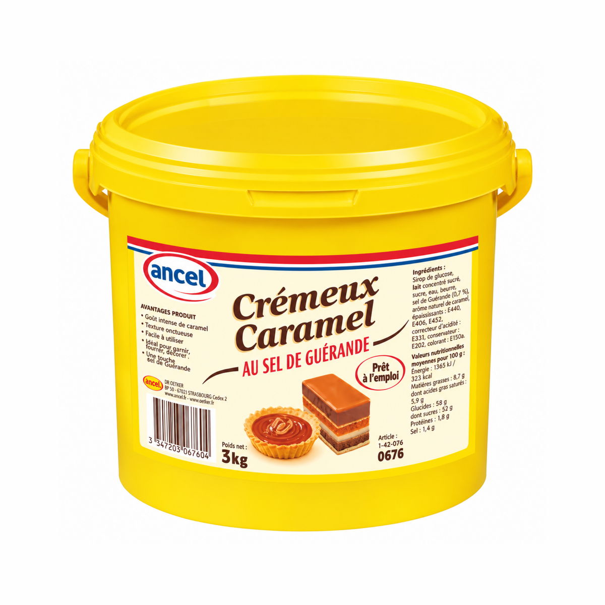 Ancel - Crémeux Caramel au Sel de Guérande 3 kg