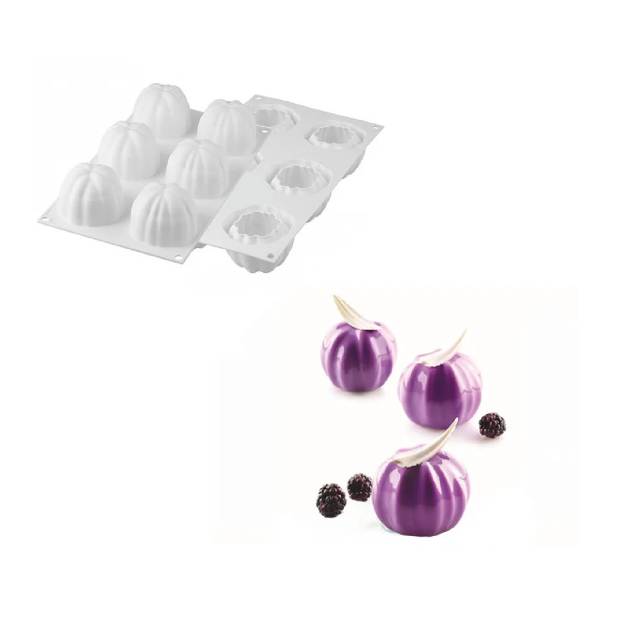 Silikomart - Moule Silicone 6 Sphères Bloom Ø 68 mm