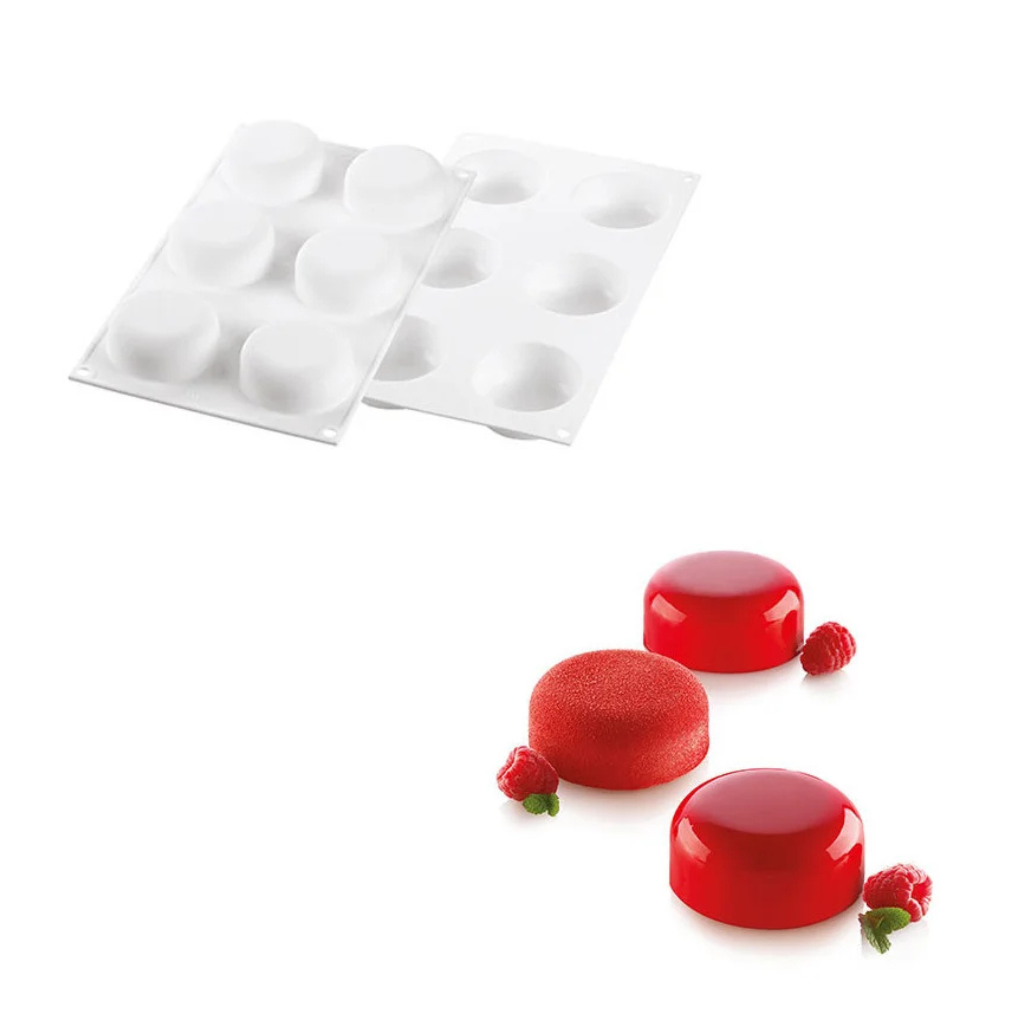 Silikomart - Moule Silicone 15 Ronds Universo Ø 67 mm