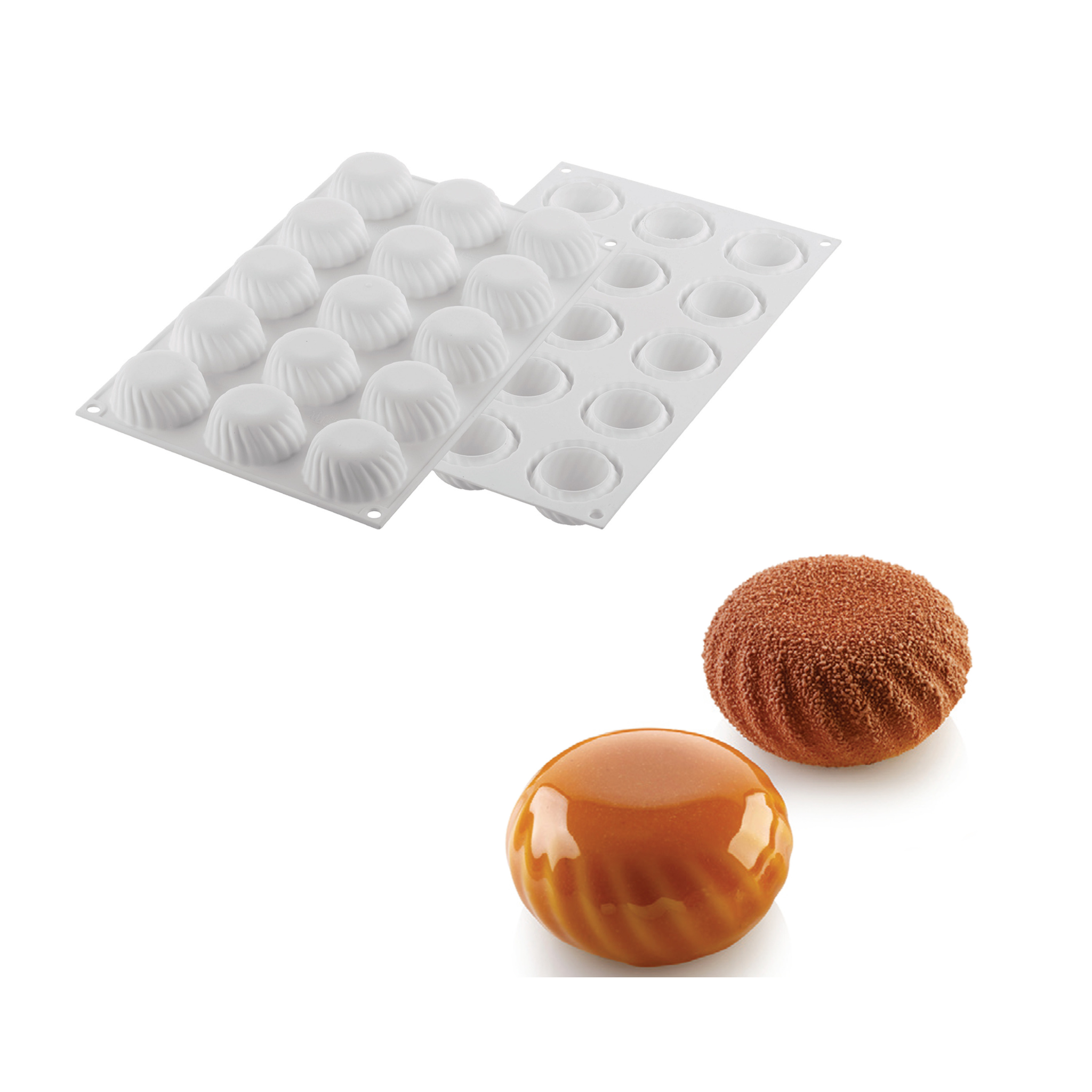 Silikomart - Moule Silicone 15 Mini Palets Samouraï Ø 46 mm