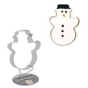 PatisDécor - Emporte-pièce Bonhomme de Neige en Inox 8 cm